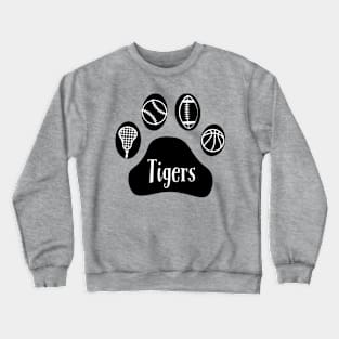 Tigers sports paw Crewneck Sweatshirt